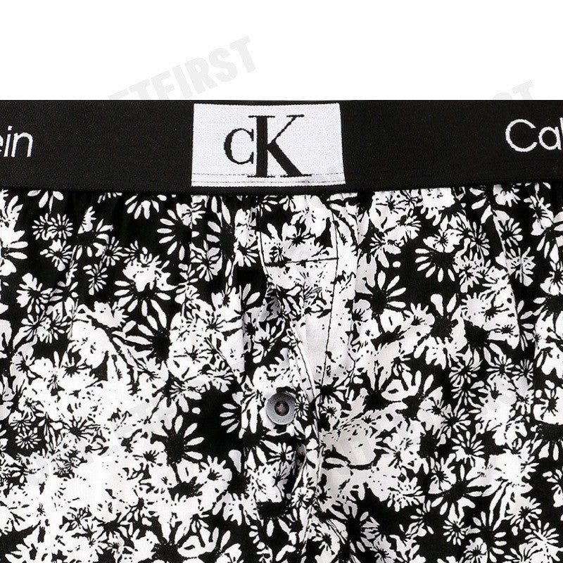 CALVIN KLEIN รุ่น UNDERWEAR BOXERSHORTS CODE: NB3411 LNL กางเกงขาสั้น กางเกงชั้นใน บ๊อกเซอร์