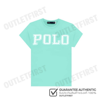 POLO RALPH LAUREN รุ่น LOGO JERSEY CREWNECK TEE CODE: 211935591003 เสื้อยืดคอกลม เสื้อยืดแขนสั้น เสื้อยืดผู้หญิง