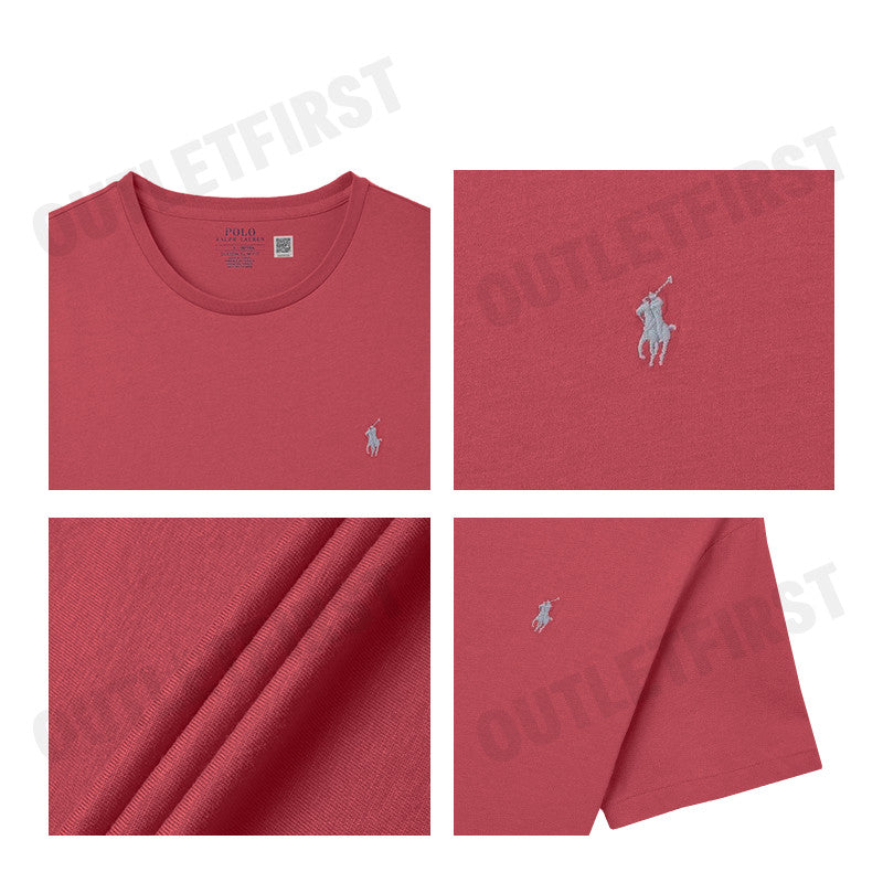 POLO RALPH LAUREN รุ่น CUSTOM SLIM FIT JERSEY CREWNECK T-SHIRT CODE: 710671438355 เสื้อยืดคอกลม เสื้อยืดแขนสั้น เสื้อยืด