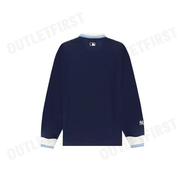 MLB รุ่น UNISEX VARSITY POLO SHIRT CODE: 3ATSV0944 50NYS เสื้อโปโล เสื้อแขนยาว เสื้อผู้ชาย