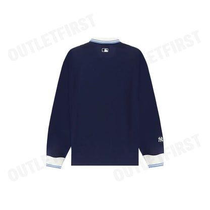 MLB รุ่น UNISEX VARSITY POLO SHIRT CODE: 3ATSV0944 50NYS เสื้อโปโล เสื้อแขนยาว เสื้อผู้ชาย