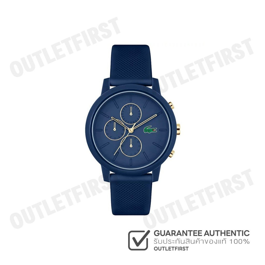 LACOSTE รุ่น MEN'S LACOSTE.12.12 CHRONO SILICONE WATCH CODE: LC2011248 นาฬิกาข้อมือ นาฬิกาผู้ชาย นาฬิกาลาคอส