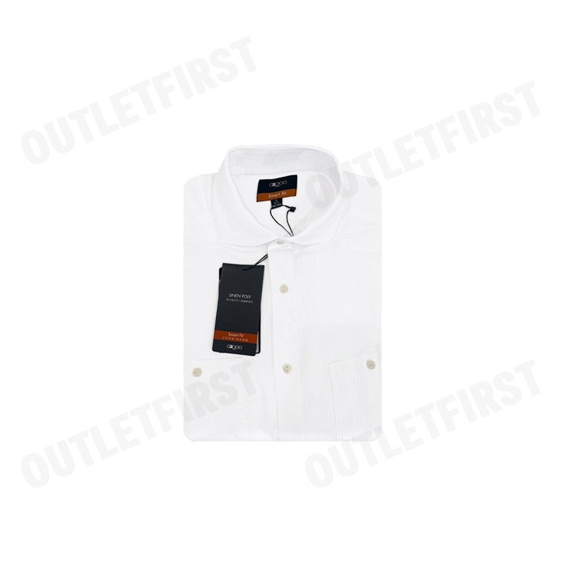 G2000 รุ่น LINEN BLEND CASUAL SHIRT IN SMART FIT WINDSOR COLLAR CODE: 41129912 00 เสื้อเชิ้ต เสื้อแขนยาว เสื้อทำงาน