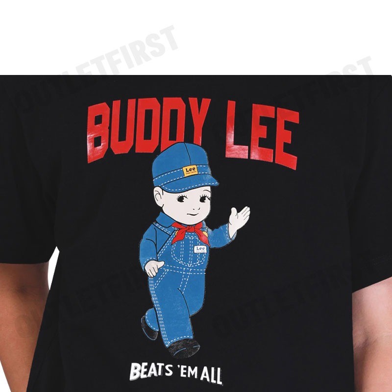 LEE รุ่น MEN'S SHORT SLEEVED T-SHIRT BUDDY LEE COMFORT FIT COLLECTION CODE: LE F124MTSSN19 เสื้อยืด เสื้อคอกลม แขนสั้น
