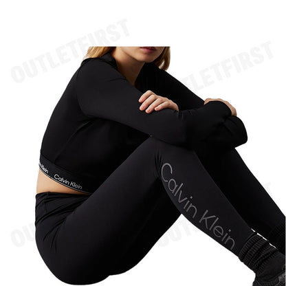 CALVIN KLEIN SPORT รุ่น LOGO GYM LEGGINGS CODE: 4WS3L601 001 กางเกงออกกำลังกาย เลคกิ้ง สำหรับผู้หญิง