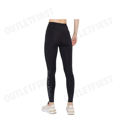 CALVIN KLEIN SPORT รุ่น LOGO GYM LEGGINGS CODE: 4WS3L601 001 กางเกงออกกำลังกาย เลคกิ้ง สำหรับผู้หญิง