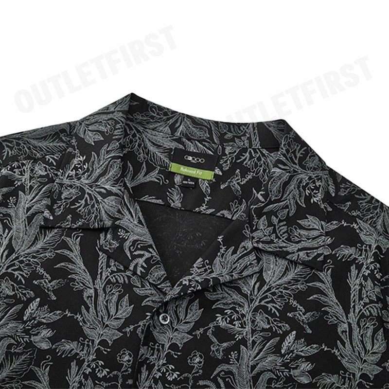 G2000 รุ่น FOREST ALL OVER PRINT CASUAL SHIRT IN RELAXED FIT CODE: 41130464 96 เสื้อเชิ้ต เสื้อแขนสั้น เสื้อผู้ชาย