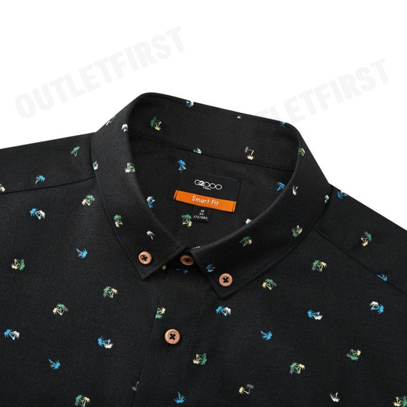 G2000 รุ่น SMALL PALM TREE PRINT CASUAL SHIRT IN SMART FIT CODE: 41130432 96