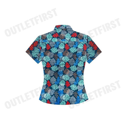 ARROW รุ่น WOMEN'S TROPICAL SHIRT CODE: WACC542S4CSNV เสื้อเชิ้ต เสื้อแขนสั้น เสื้อผู้หญิง