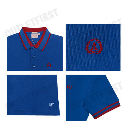ARROW รุ่น MEN'S DRY TECH POLO SMART FIT SHIRT CODE: MPBM816S2CRBU เสื้อโปโล เสื้อผู้ชาย เสื้อแขนสั้น