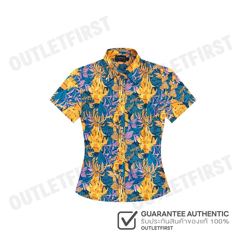 ARROW รุ่น WOMEN'S TROPICAL SHIRT CODE: WACC543S4CSOR เสื้อเชิ้ต เสื้อแขนสั้น เสื้อผู้หญิง