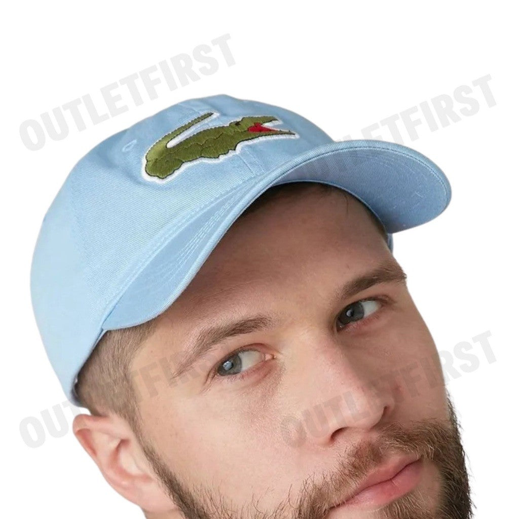 LACOSTE รุ่น UNISEX LACOSTE ADJUSTABLE ORGANIC COTTON TWILL CAP CODE: RK9871 10 HBP หมวกแก็ป หมวกเบสบอล หมวก