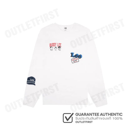 LEE รุ่น COMFORT FIT BUDDY LEE COLLECTION LECTION MEN'S TEE LONG SLEEVE CODE: LE F124MTSLN11 เสื้อยืดแขนยาว เสื้อยืด