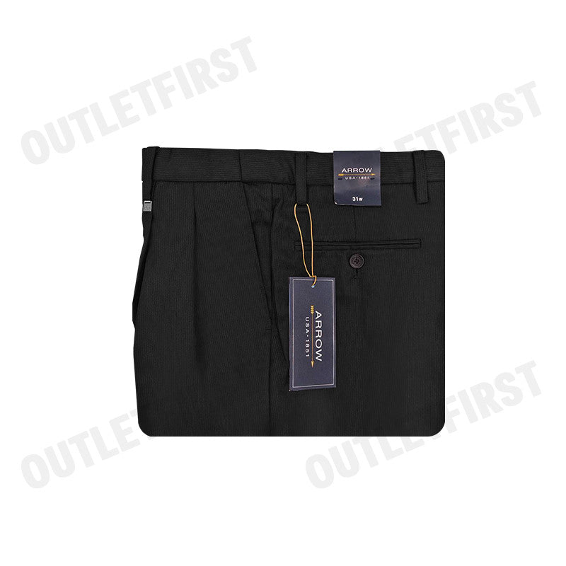 ARROW รุ่น EASY MOVE COMFORT FIT (BLACK) CODE: MECC304S2BSBL กางเกงสแล็ค กางเกงขายาว กางเกงทำงาน