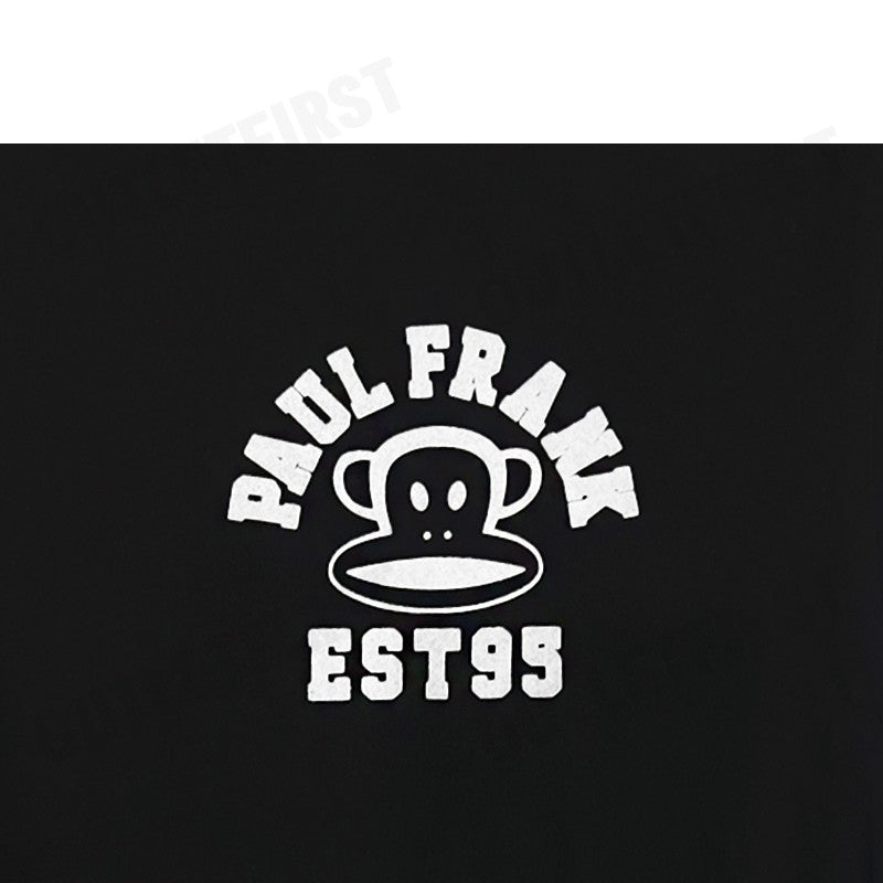 PAUL FRANK รุ่น WOMEN'S FASHION TEE TEXT ZOOM CROP CODE: PFGLTSSM8070 เสื้อครอป เสื้อยืดผู้หญิง เสื้อแขนสั้น