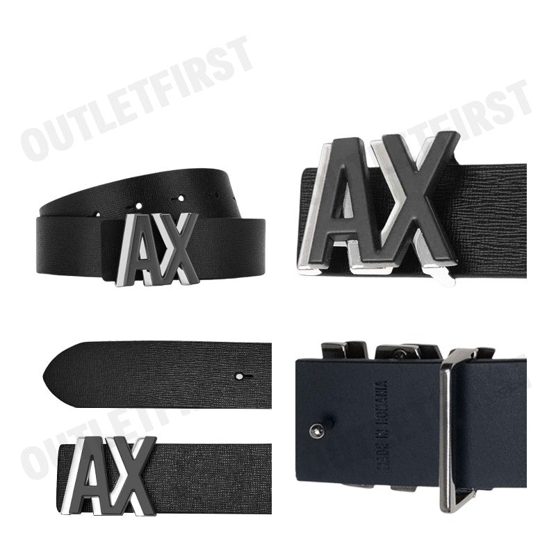 ARMANI EXCHANGE รุ่น LOGO BUCKLE BELT CODE: 951409 4R853 43020 เข็มขัด เข็มขัดผู้ชาย เข็มขัดอมานี่