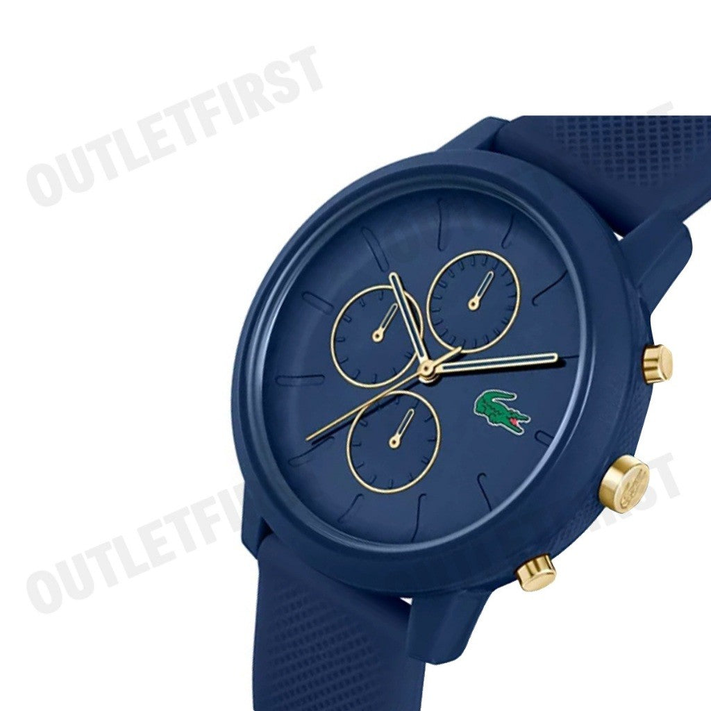 LACOSTE รุ่น MEN'S LACOSTE.12.12 CHRONO SILICONE WATCH CODE: LC2011248 นาฬิกาข้อมือ นาฬิกาผู้ชาย นาฬิกาลาคอส