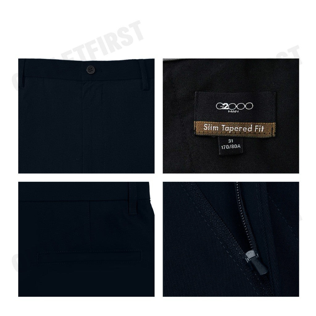 G2000 รุ่น MEN'S CASUAL SLIM TAPERED FIT PANTS CODE: 41162997 78 กางเกงขายาว กางเกงสแล็ค กางเกงผู้ชาย
