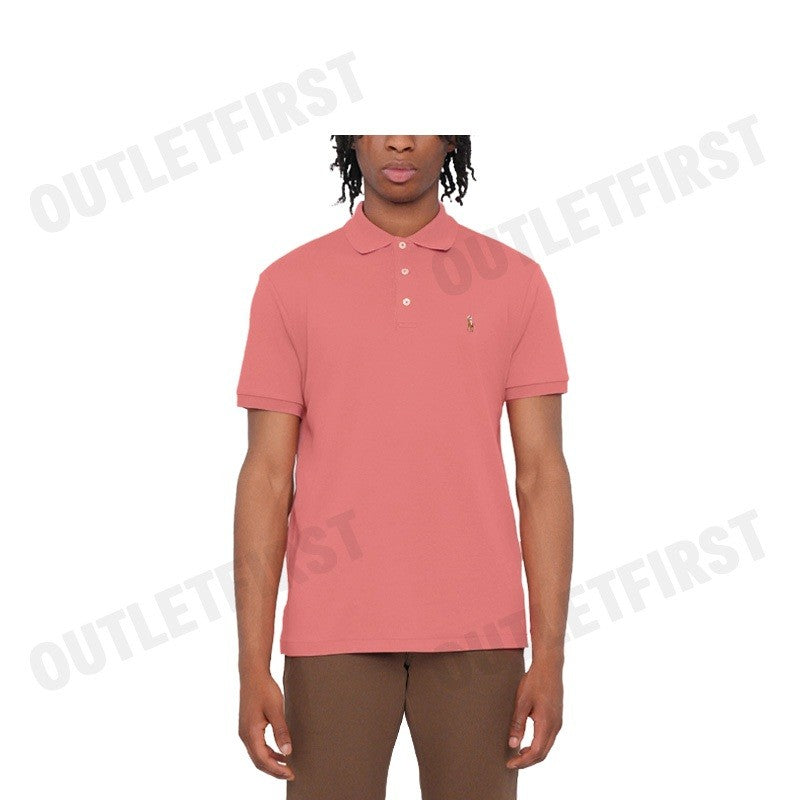 POLO RALPH LAUREN รุ่น CUSTOM SLIM FIT SOFT COTTON POLO SHIRT CODE: 710704319149 เสื้อโปโล เสื้อผู้ชาย เสื้อแขนสั้น