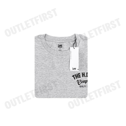 LEE รุ่น MEN'S SHORT SLEEVED T-SHIRT CODE: LE F124MTSSN21 เสื้อยืดคอกลม เสื้อแขนสั้น เสื้อผู้ชาย