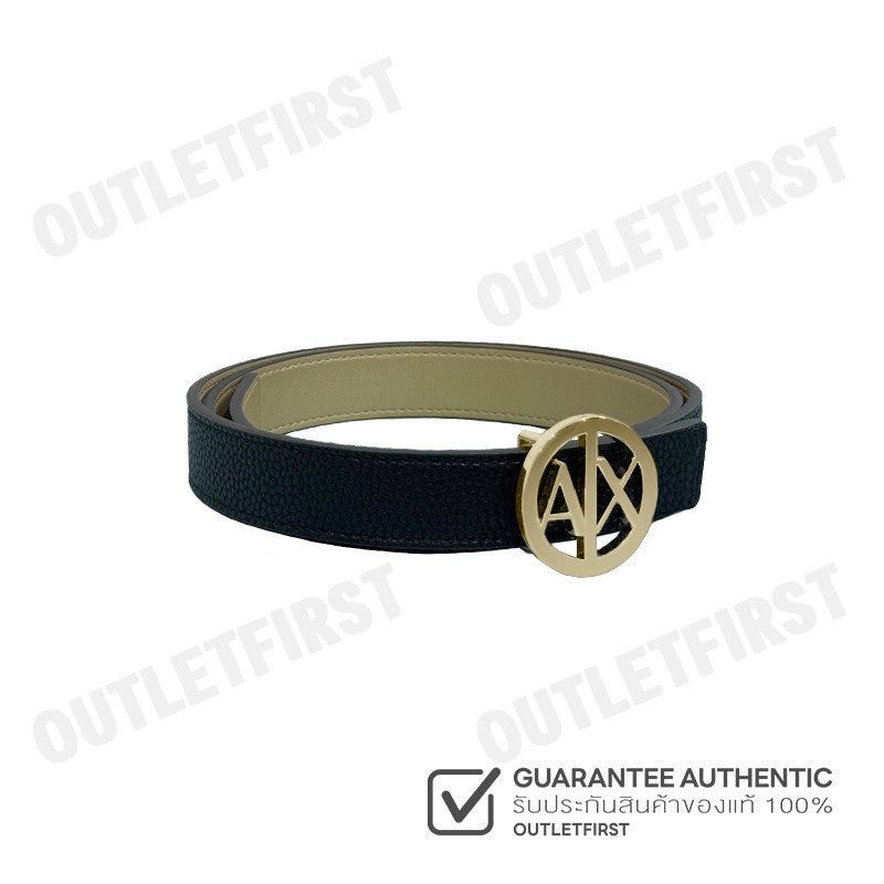 ARMANI EXCHANGE รุ่น LOGO BUCKLE BELT CODE: 941118 0A877 77520 เข็มขัด เข็มขัดผู้หญิง เข็มขัดลายหนัง