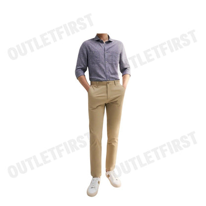 G2000 รุ่น LINEN BLEND CASUAL SHIRT IN SMART FIT WINDSOR COLLAR CODE: 41129912 87 เสื้อเชิ้ตแขนยาว เสื้อเชิ้ตผู้ชาย