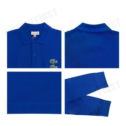 LACOSTE รุ่น MEN'S POLO SHIRT OFFICIAL CLOCK LONG SLEEVE POLO SHIRT CODE: PH5723 10 JQ0 เสื้อโปโลแขนยาว เสื้อโปโลผู้ชาย