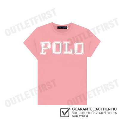 POLO RALPH LAUREN รุ่น LOGO JERSEY CREWNECK TEE CODE: 211935591002 เสื้อยืดคอกลม เสื้อยืดแขนสั้น เสื้อยืดผู้หญิง