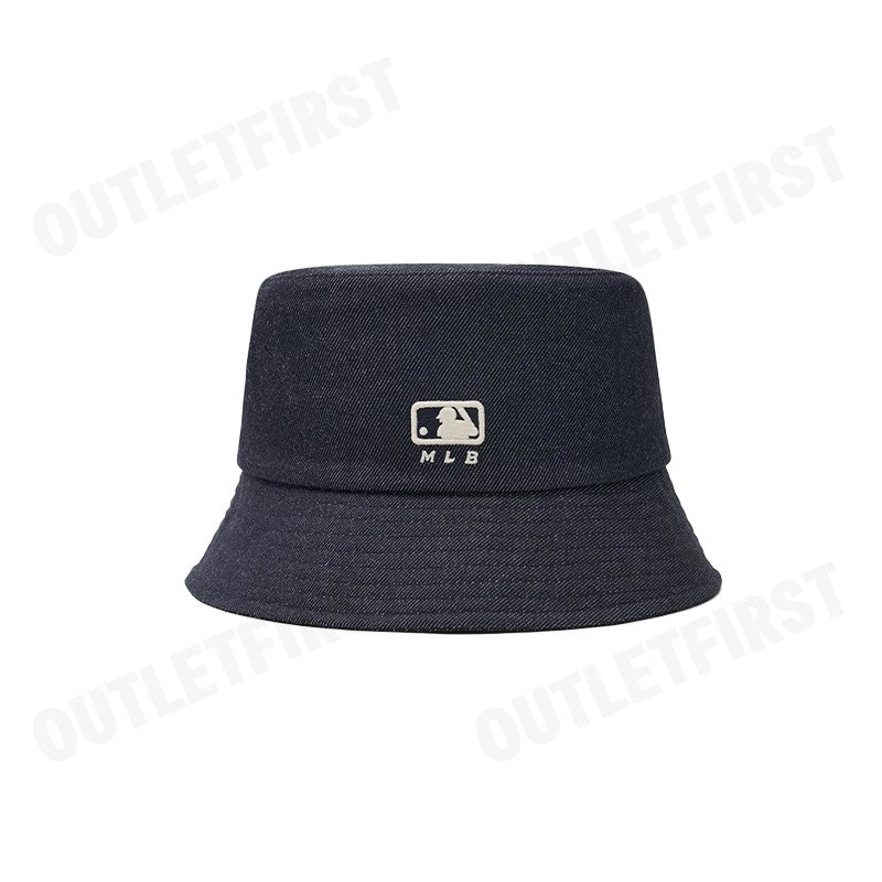MLB รุ่น BASIC DENIM BUCKET HAT NEW YORK YANKEES CODE: 3AHTD014N 50NYD หมวกบักเก็ต หมวกปีกเฟร๊ปเป้ หมวกเอ็มแอลบี