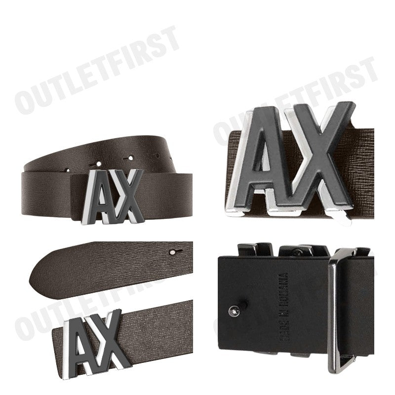 ARMANI EXCHANGE รุ่น LOGO BUCKLE BELT CODE: 951409 4R853 00954 เข็มขัด เข็มขัดผู้ชาย เข็มขัดอมานี่
