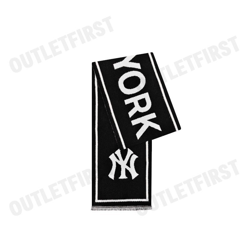 MLB รุ่น VARSITY UNISEX SCARF CODE: 3AMFV0146 50BKS  ผ้าพันคอ ผ้าพันคอเอ็มแอลบี สำหรับผู้ชายและผู้หญิง