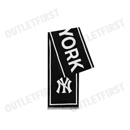 MLB รุ่น VARSITY UNISEX SCARF CODE: 3AMFV0146 50BKS  ผ้าพันคอ ผ้าพันคอเอ็มแอลบี สำหรับผู้ชายและผู้หญิง