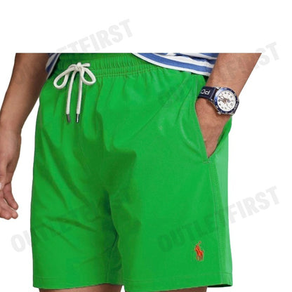 POLO RALPH LAUREN รุ่น PONY-EMBROIDERED SWIM SHORTS CODE: 710829851044 กางเกงขาสั้น กางเกงผู้ชาย กางเกงลำลอง