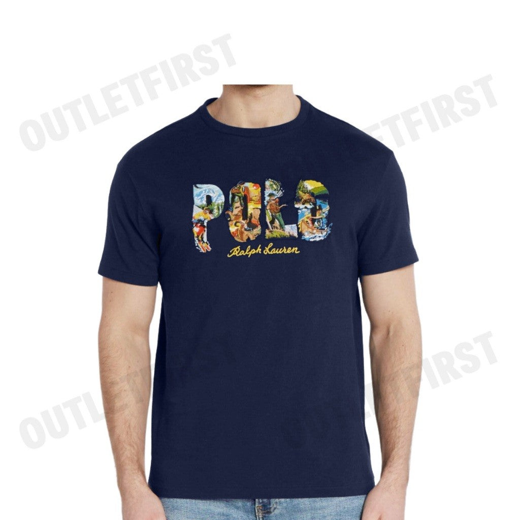 POLO RALPH LAUREN รุ่น S STEECLSML SHORT SLEEVE T-SHIRT 16/1 JERSEY CODE: 710934738001 เสื้อยืด เสื้อคอกลม เสื้อแขนสั้น