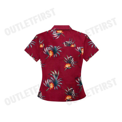 ARROW รุ่น WOMEN'S TROPICAL FABRIC SHIRT CODE: WACC549S4CSRE เสื้อเชิ้ต เสื้อแขนสั้น เสื้อผู้หญิง