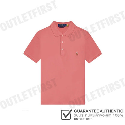 POLO RALPH LAUREN รุ่น CUSTOM SLIM FIT SOFT COTTON POLO SHIRT CODE: 710704319149 เสื้อโปโล เสื้อผู้ชาย เสื้อแขนสั้น