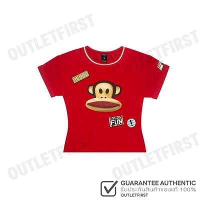 PAUL FRANK รุ่น WOMEN'S FASHION TEE CODE: PFGLFTSP7032 เสื้อยืดคอกลม เสื้อแขนสั้น เสื้อยืดผู้หญิง