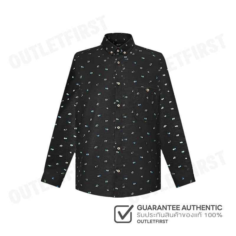 G2000 รุ่น MEN CLOTHING COTTON OXFORD PALM TREE PRINTED SHIRT SMART FIT CODE: 41120432 96 เสื้อเชิ้ตแขนยาว เสื้อเชิ้ต