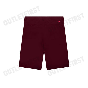 JOHN HENRY รุ่น MEN'S SLIM FIT SHORTS PANT (BURGUNDY) CODE: JH S424MSHSM11 กางเกงขาสั้น กางเกงลำลอง กางเกงผู้ชาย
