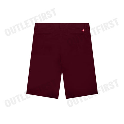 JOHN HENRY รุ่น MEN'S SLIM FIT SHORTS PANT (BURGUNDY) CODE: JH S424MSHSM11 กางเกงขาสั้น กางเกงลำลอง กางเกงผู้ชาย