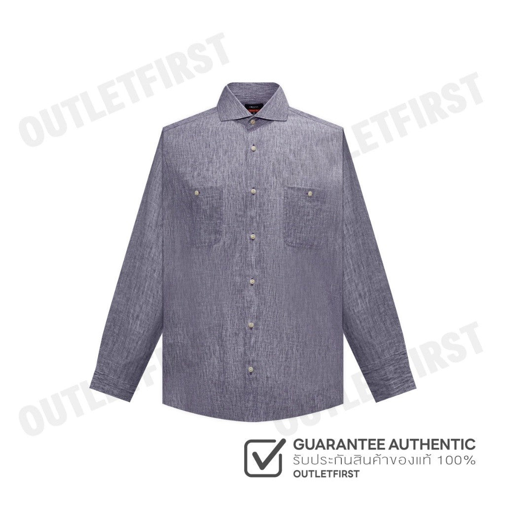G2000 รุ่น LINEN BLEND CASUAL SHIRT IN SMART FIT WINDSOR COLLAR CODE: 41129912 87 เสื้อเชิ้ตแขนยาว เสื้อเชิ้ตผู้ชาย