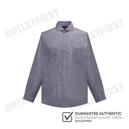 G2000 รุ่น LINEN BLEND CASUAL SHIRT IN SMART FIT WINDSOR COLLAR CODE: 41129912 87 เสื้อเชิ้ตแขนยาว เสื้อเชิ้ตผู้ชาย