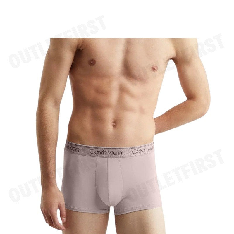 CALVIN KLEIN รุ่น MICRO STRETCH COOLING LOW RISE TRUNK CODE: NB3807 G81 กางเกงชั้นใน บ๊อกเซอร์รัดรูป ชั้นในขาสั้น