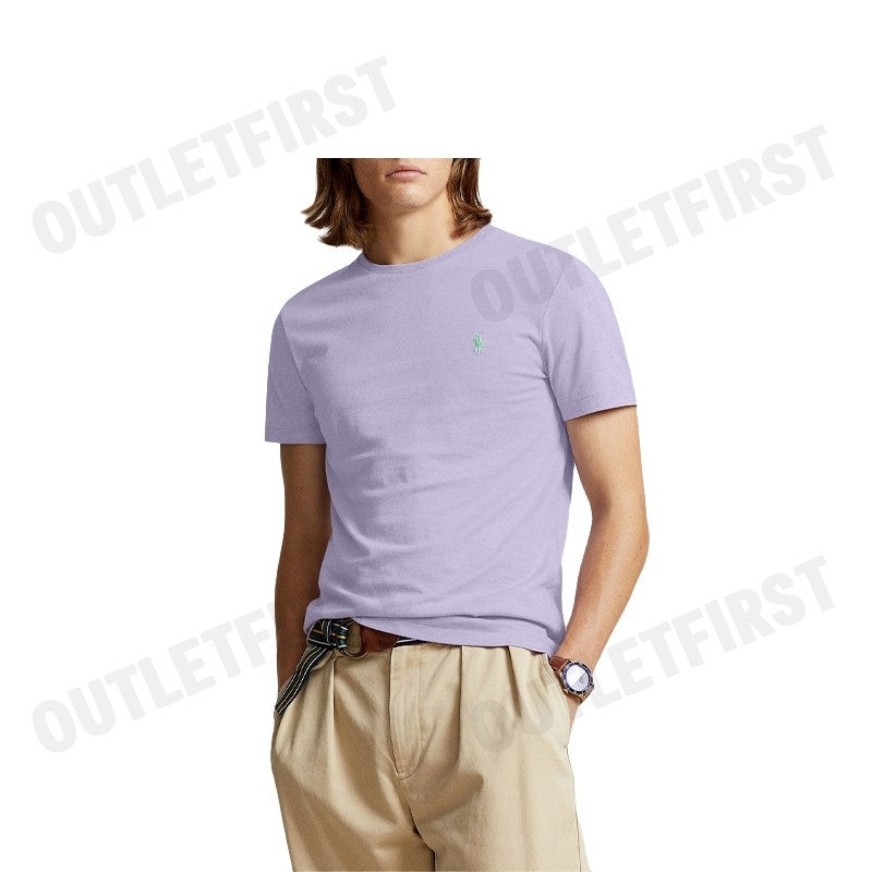 POLO RALPH LAUREN รุ่น CUSTOM SLIM FIT JERSEY CREWNECK T-SHIRT CODE: 710671438363 เสื้อยืดคอกลม เสื้อยืดผู้ชาย เสื้อยืด