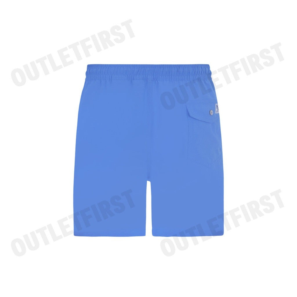 POLO RALPH LAUREN รุ่น PONY-EMBROIDERED SWIM SHORTS CODE: 710829851051 กางเกงขาสั้น กางเกงผู้ชาย กางเกงว่ายน้ำ