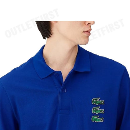 LACOSTE รุ่น MEN'S POLO SHIRT OFFICIAL CLOCK LONG SLEEVE POLO SHIRT CODE: PH5723 10 JQ0 เสื้อโปโลแขนยาว เสื้อโปโลผู้ชาย