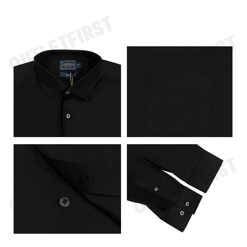 ARROW รุ่น WRINKLE FREE SHIRT CODE: MACS966W2BRBL เสื้อเชิ้ตแขนยาว เสื้อเชิ้ตผู้ชาย เสื้อทำงาน