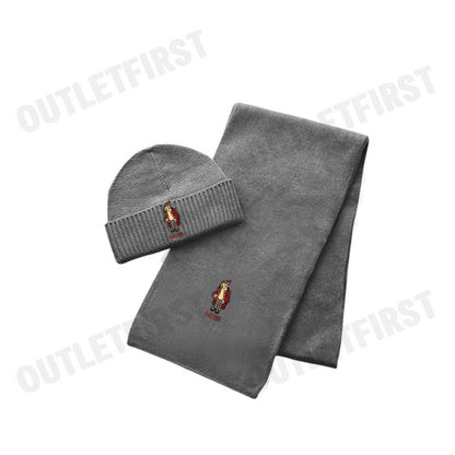 POLO RALPH LAUREN รุ่น HAT & SCARF GIFT SET CODE: 449959535001 เซ็ทหมวกผ้าพันคอ หมวกไหมพรม ผ้าพันคอ