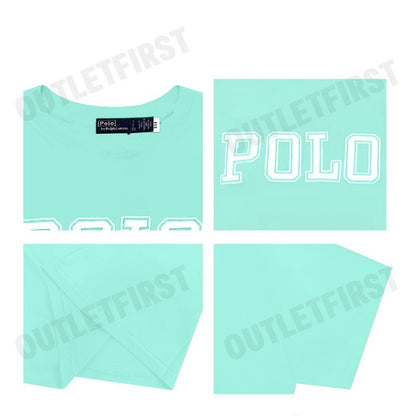 POLO RALPH LAUREN รุ่น LOGO JERSEY CREWNECK TEE CODE: 211935591003 เสื้อยืดคอกลม เสื้อยืดแขนสั้น เสื้อยืดผู้หญิง