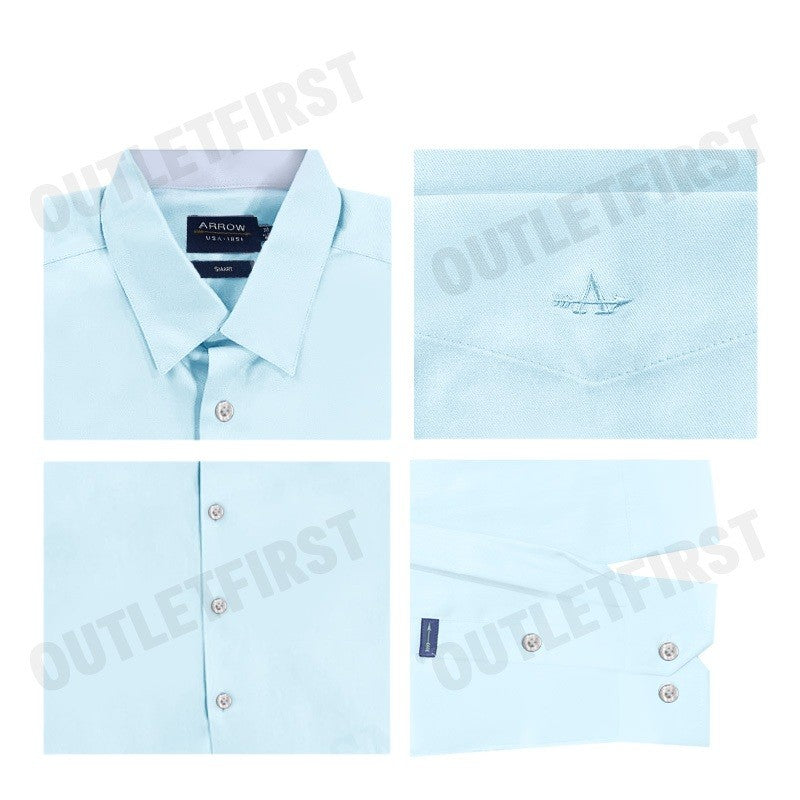 ARROW รุ่น NO.5 SHIRT CODE: MACM741S2BRBU เสื้อเชิ้ตแขนยาว เสื้อเชิ้ตผู้ชาย เสื้อเชิ้ตทำงาน